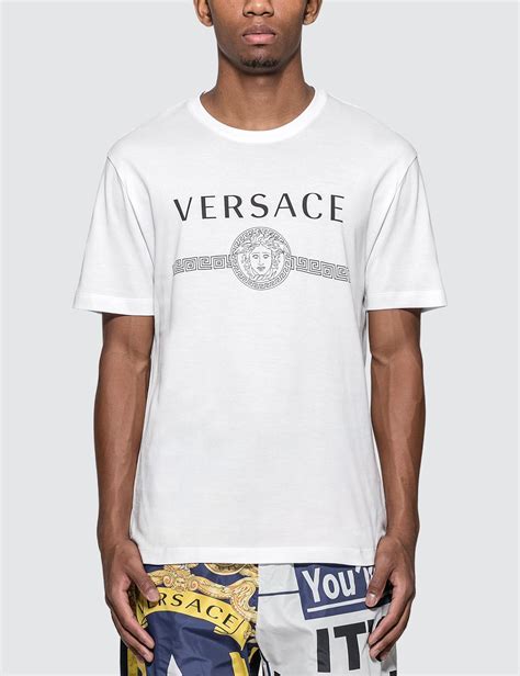 men white versace shirt|Versace collection men shirt sale.